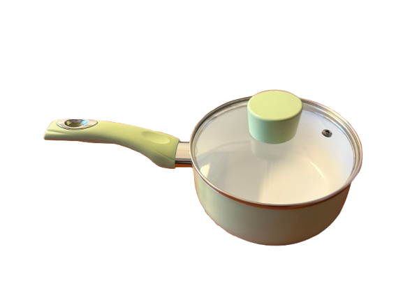 Set Bucătărie 7 Piese VERDE – Oale și Tigaie Versatile pentru Gătit + Set de Cuțite Cadou