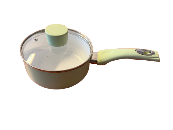 Set Bucătărie 7 Piese VERDE – Oale și Tigaie Versatile pentru Gătit + Set de Cuțite Cadou