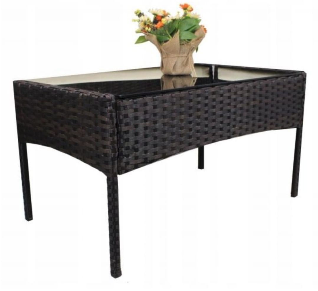 Set mobilier de grădină din poliratan – Eleganță și confort în aer liber + 8 lampi de gradina cadou