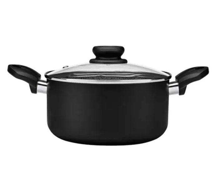Set de Tigăi și Oale Panelux Maximum Stone Antiaderent, 7 Piese – Negru