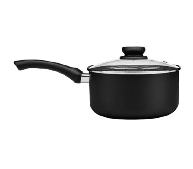 Set de Tigăi și Oale Panelux Maximum Stone Antiaderent, 7 Piese – Negru