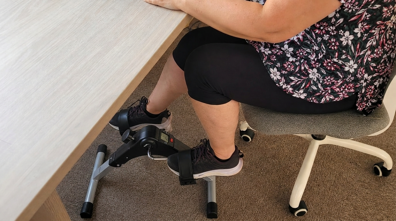 PedalFlex™ – Mișcare ușoară, direct din confortul casei