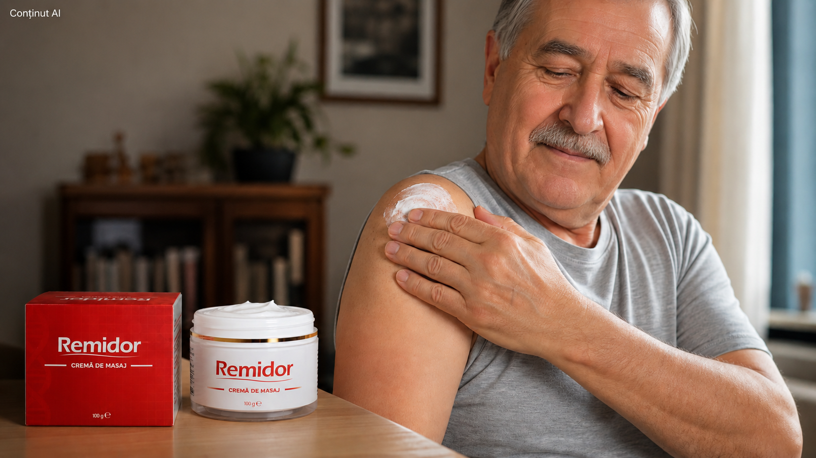 Remidor Cremă de Masaj 100 g Îngrijire și Masaj pentru Zone Solicitate, Articulații și Mușchi