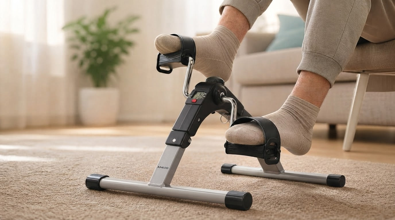 PedalFlex™ – Mișcare ușoară, direct din confortul casei