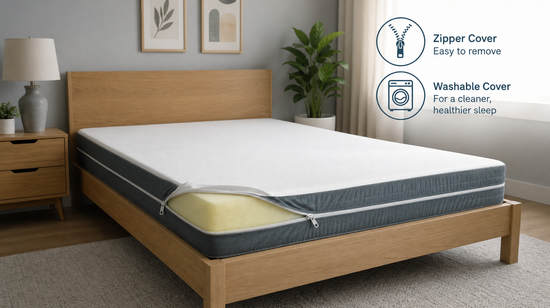 Saltea Economy Comfort 13 cm – Confort și susținere pentru un somn odihnitor