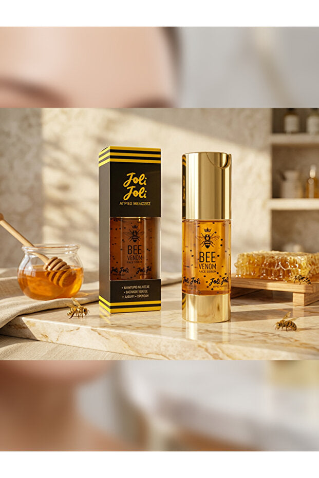 Serum pentru față cu venin de albină 30ml + Mască pentru fata cu acid hialuronic cadou