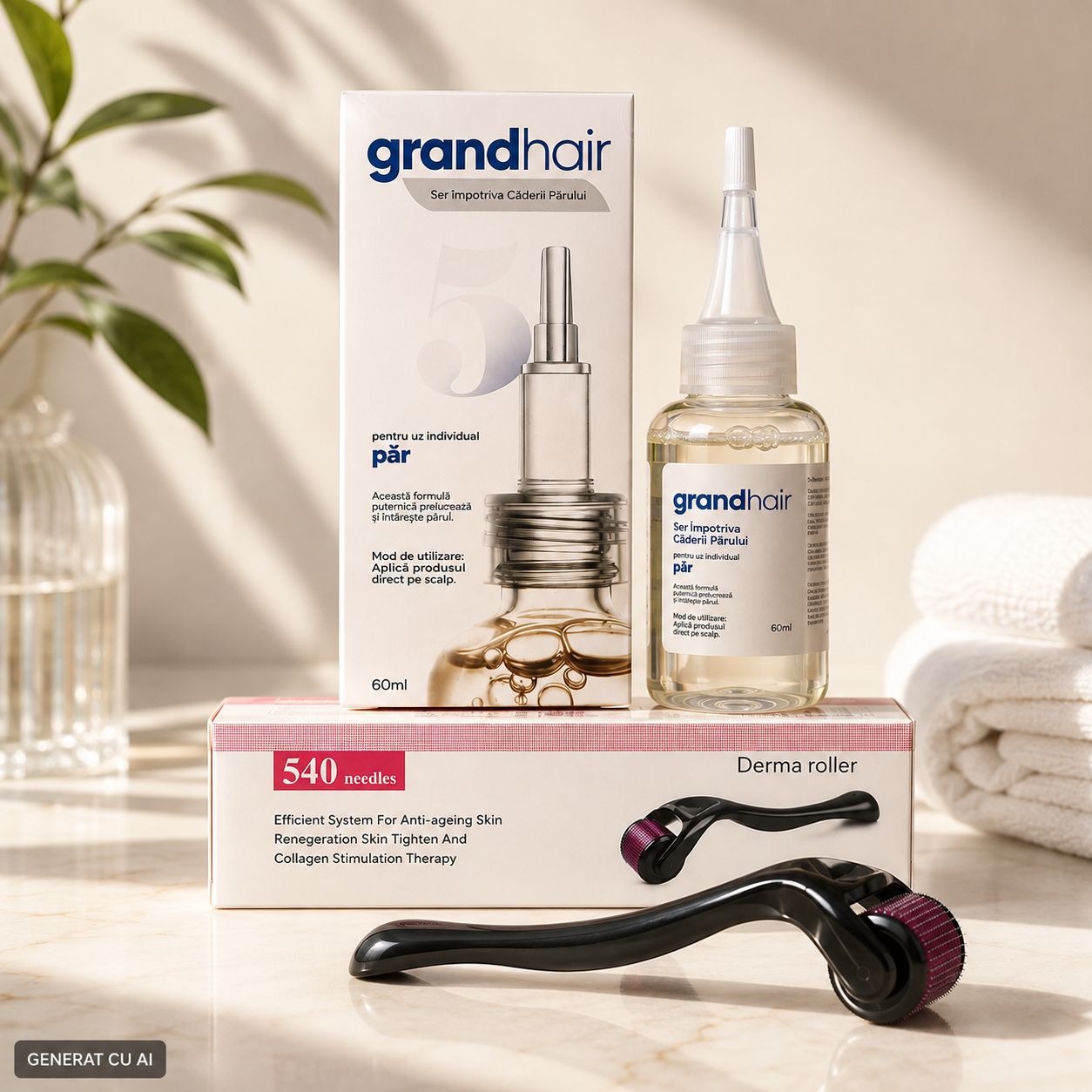 Grandhair Ser Anti-Cădere pentru Păr, 60 ml