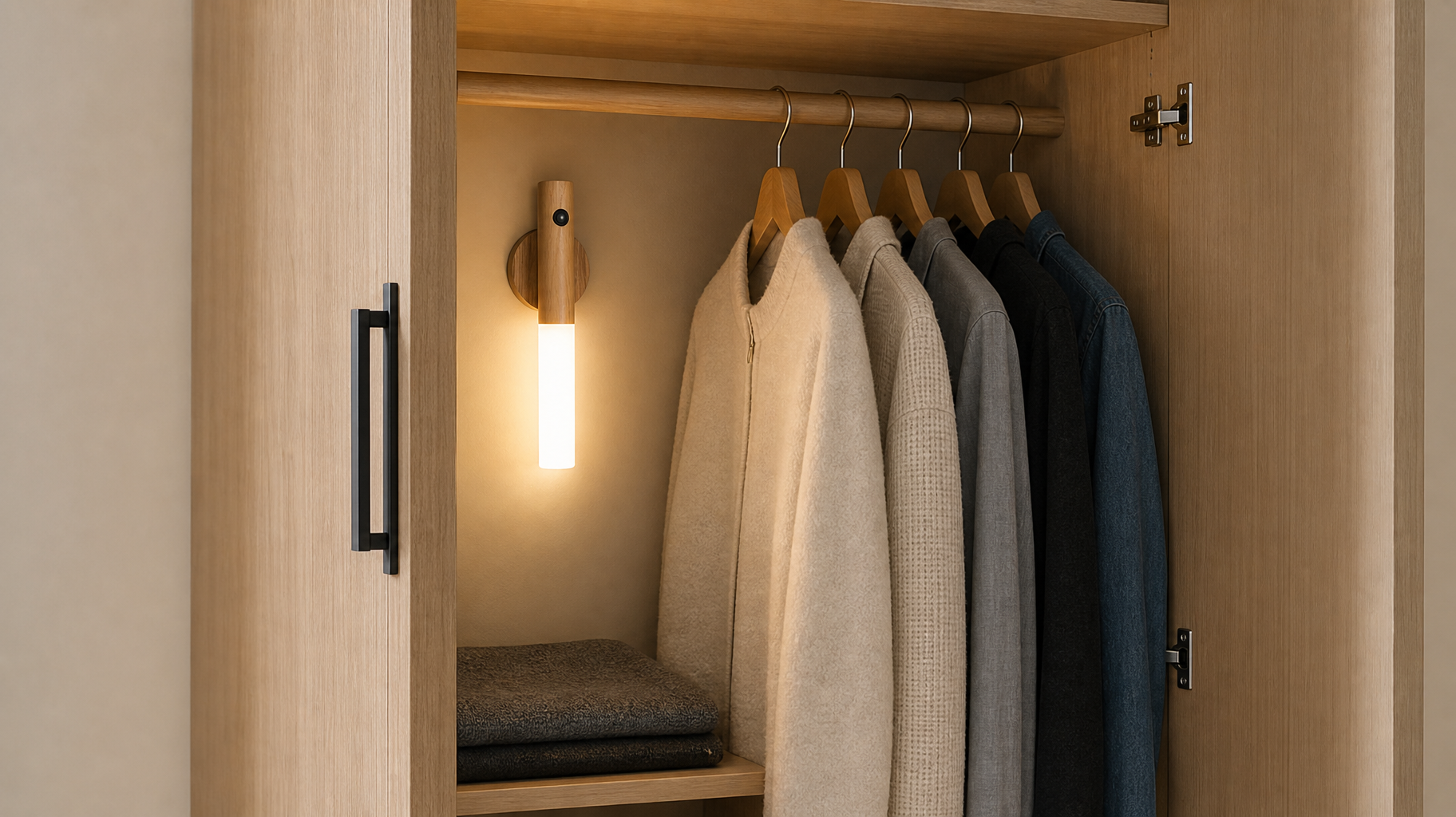 Lampă LED Inteligentă cu Senzor de Mișcare, Reîncărcabilă USB, Montaj Magnetic