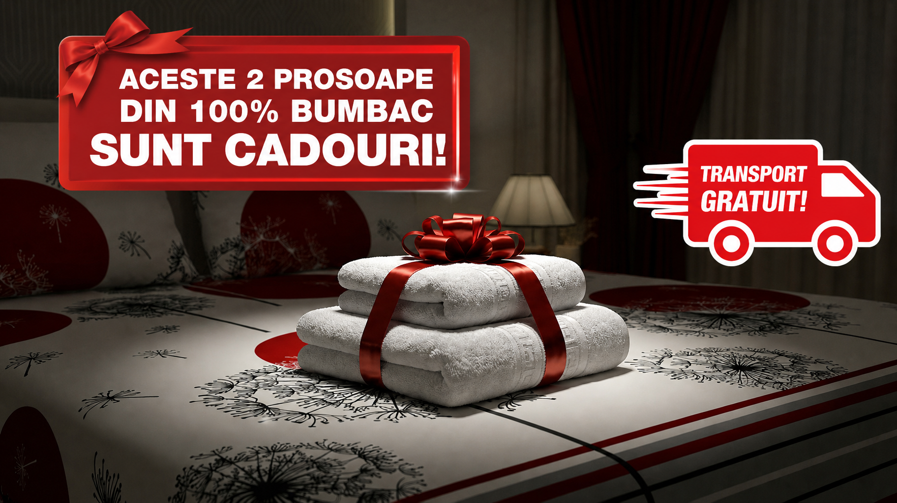 Set Husă Pat Finet Elegance + 2 Fețe de Pernă + 2 Prosoape Cadou Pentru saltea 180x200 cm | Fabricat în România – Pucioasa