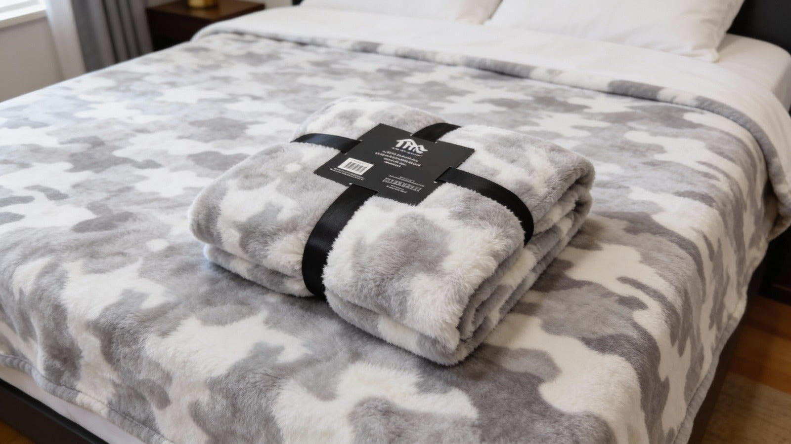 Pătură moale și călduroasă GREYCOW – confort desăvârșit pentru orice sezon + pătura subțire cadou