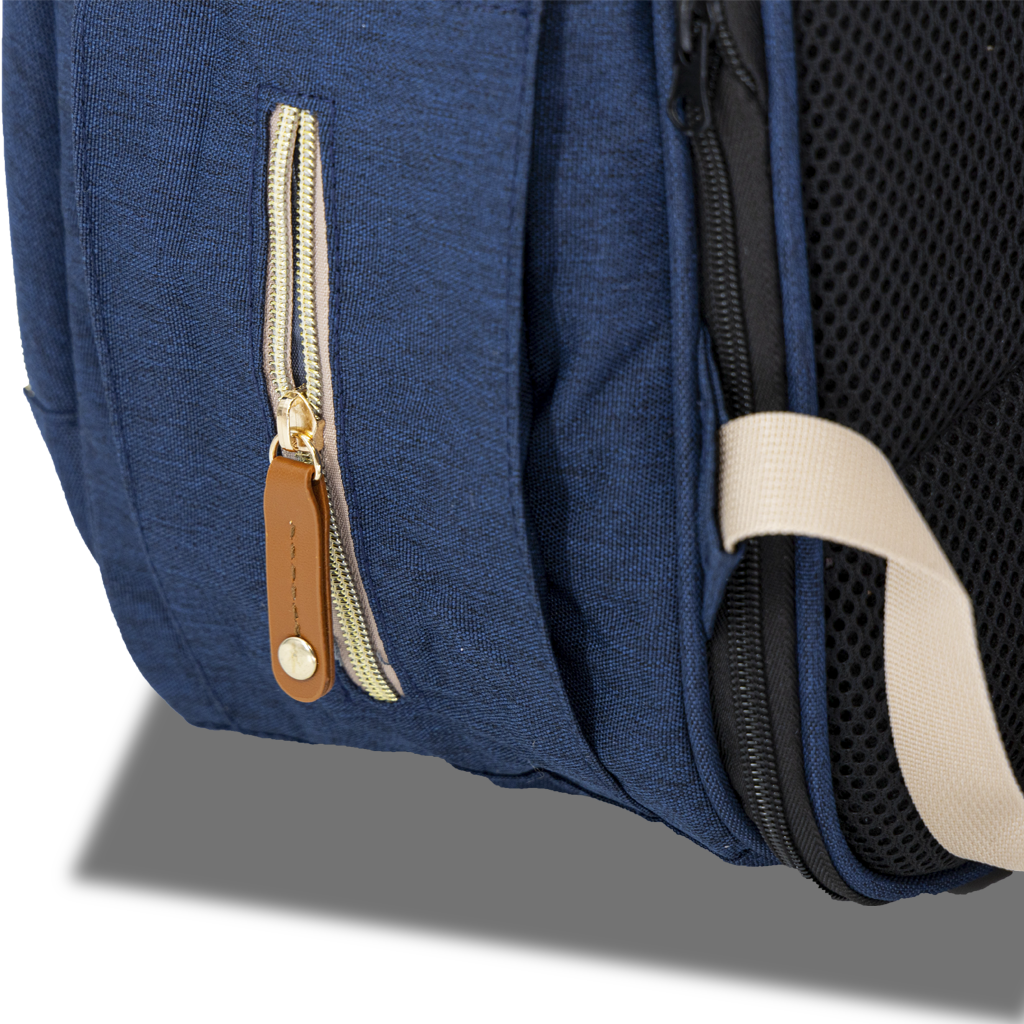 Rucsac tip pătuț –Geantă multifuncțională pentru mămici și bebeluși, geantă de maternitate, albastru