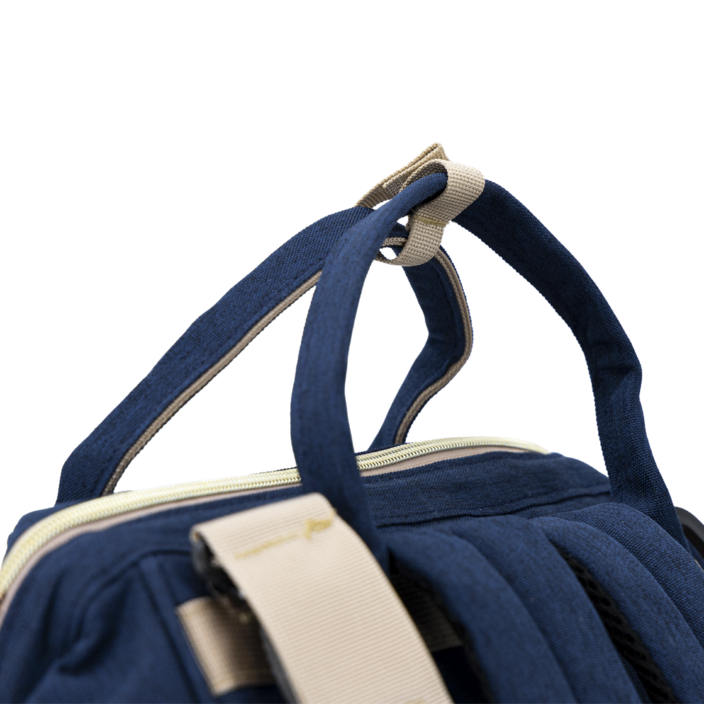 Rucsac tip pătuț –Geantă multifuncțională pentru mămici și bebeluși, geantă de maternitate, albastru