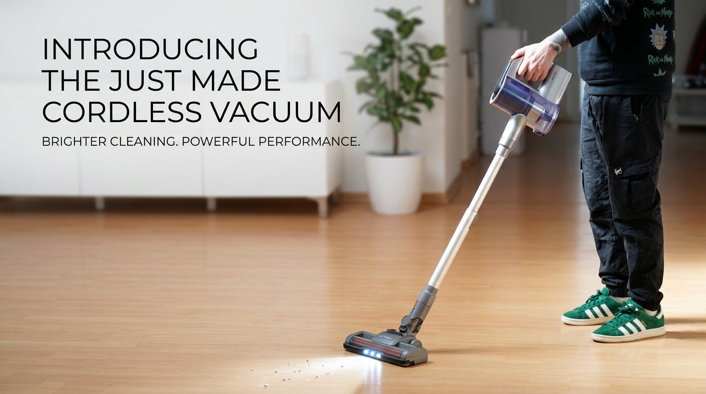 Aspirator premium 2 în 1 + mop, fără fir, pe baterie