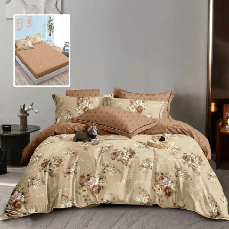 Lenjerie Bej Floral Buchete