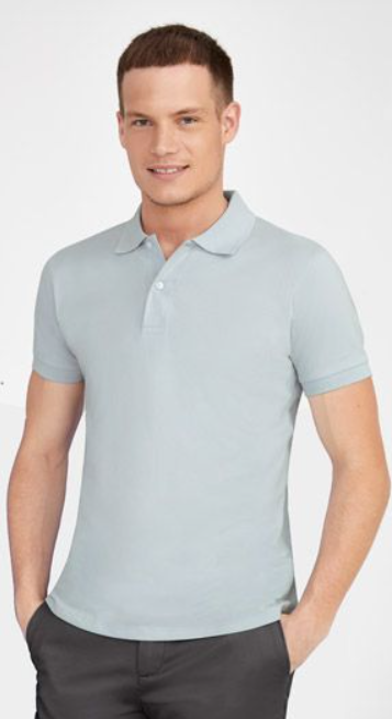 Tricou Polo Bărbați – 100% Bumbac SKYBLUE