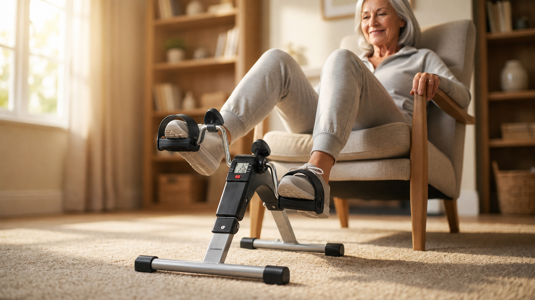 PedalFlex™ – Mișcare ușoară, direct din confortul casei