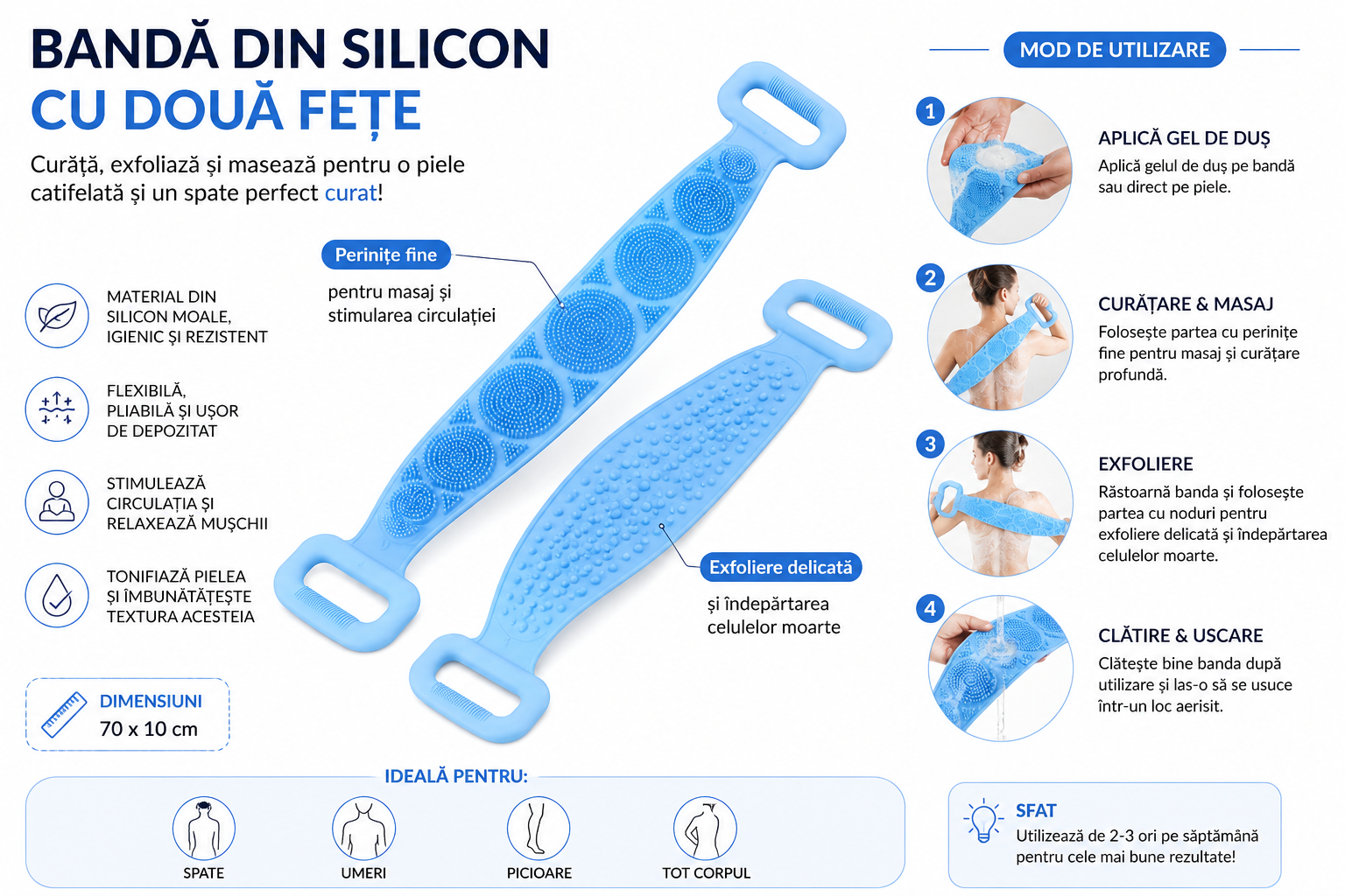 Silicon Spa + Papuci Anatomici Bambus Gel