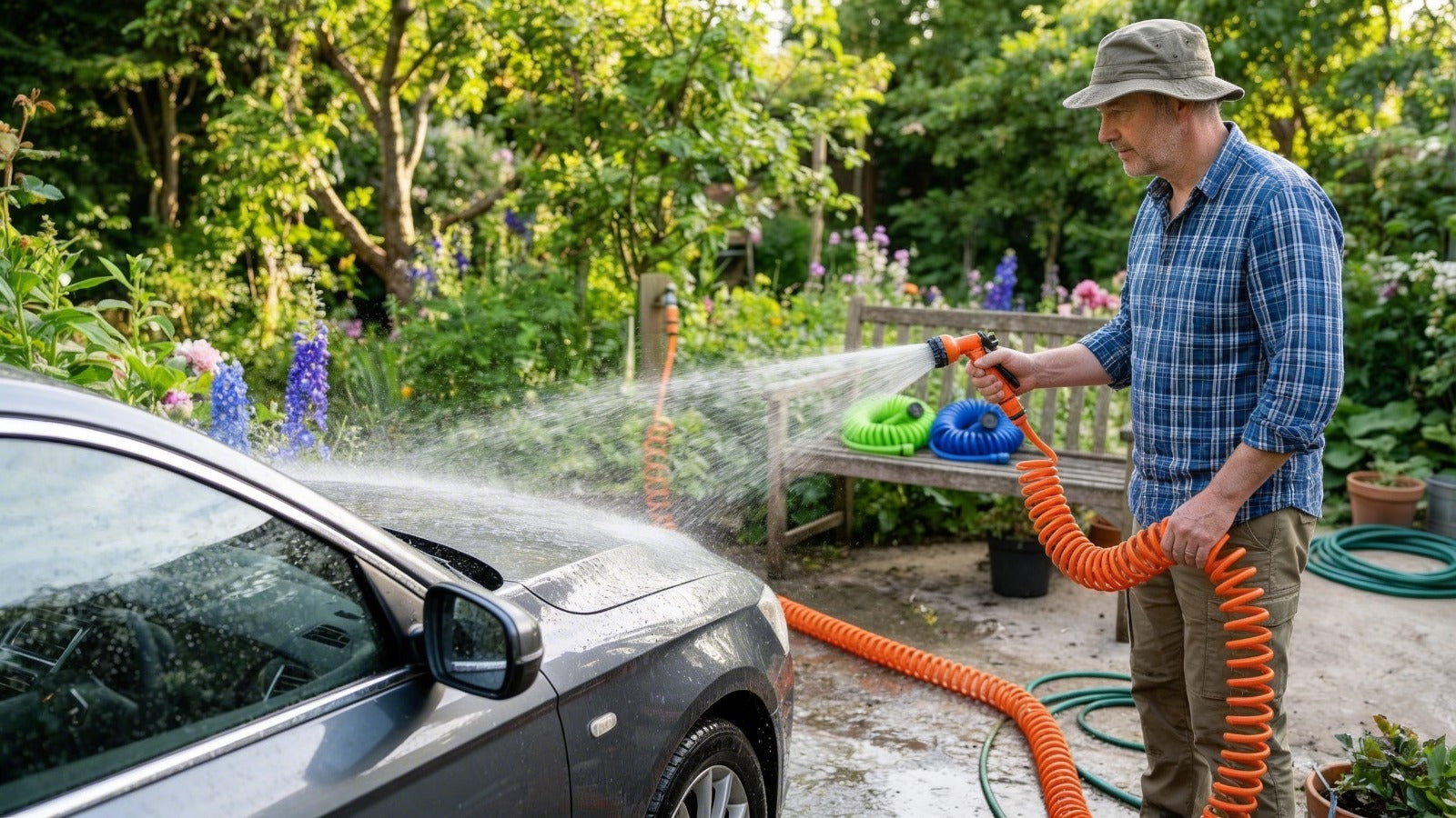 Furtun Extensibil pentru Grădină – 15 m