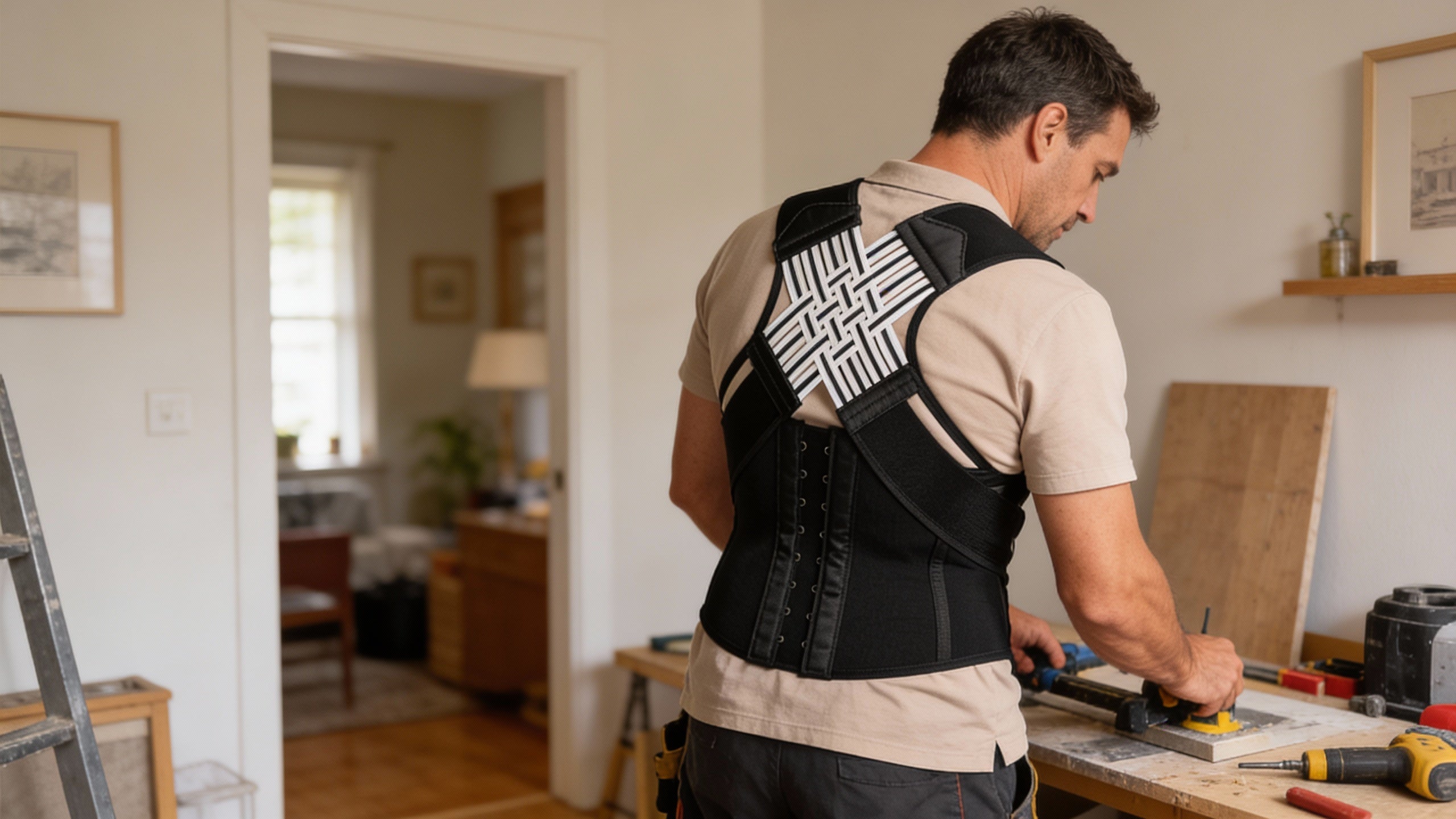 Corector de Postură pentru Spate și Umeri – Suport Ergonomic pentru Alinierea Coloanei