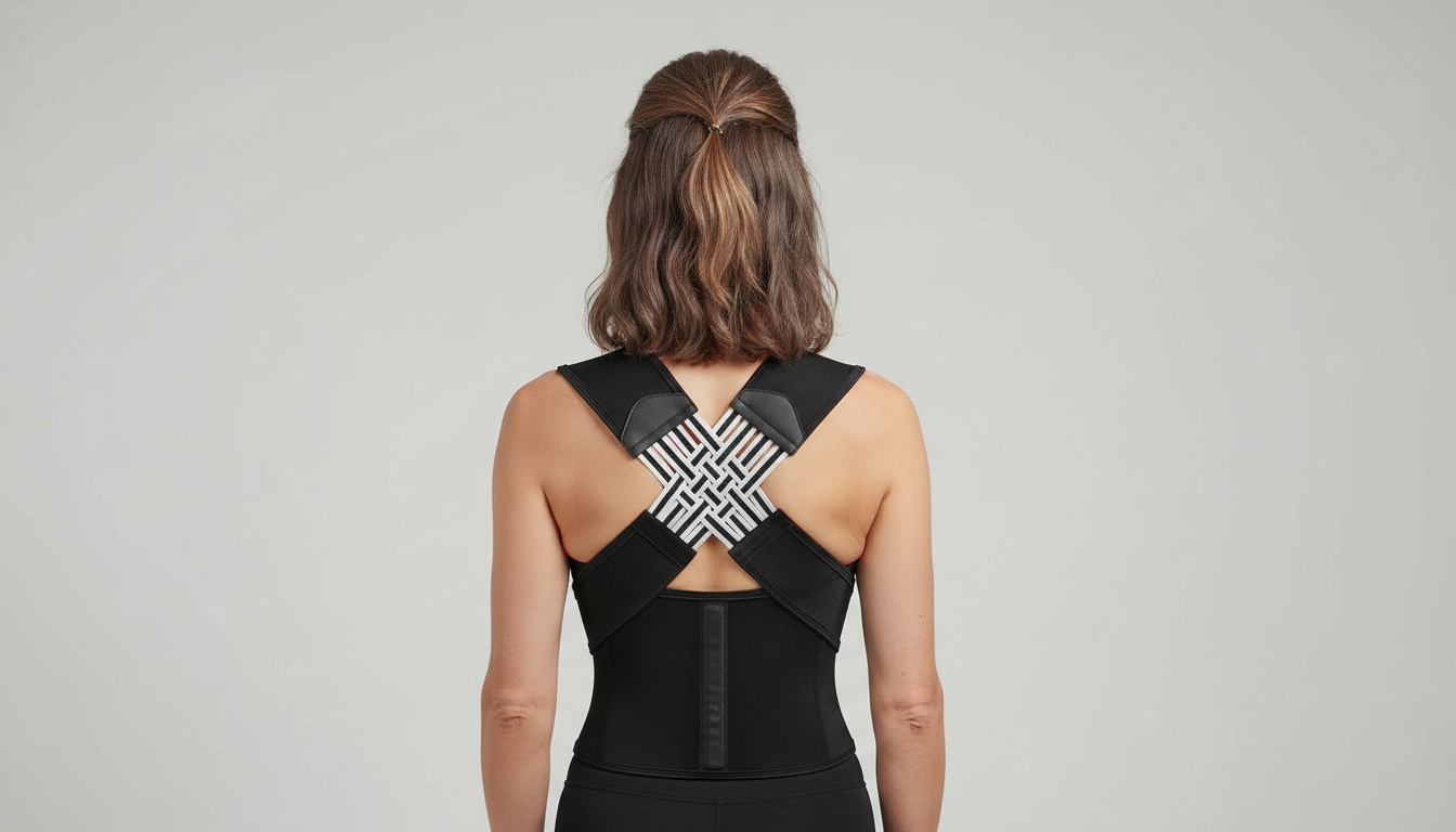 Corector de Postură pentru Spate și Umeri – Suport Ergonomic pentru Alinierea Coloanei