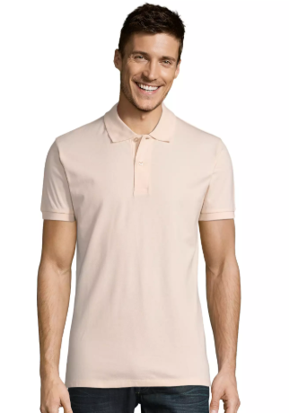 Tricou Polo Bărbați – 100% Bumbac Somon