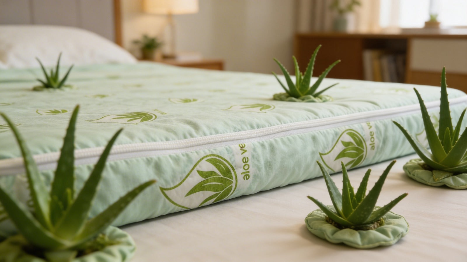 Topper Aloe Vera  Confort premium pentru somnul tău 140x200